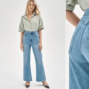 Aritzia/Denim Forum twiggy flared jeans